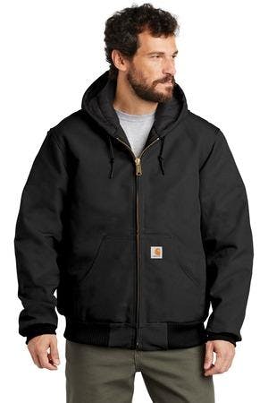Image for Carhartt Tall Quilted-Flannel-Lined Duck Active Jac. CTTSJ140
