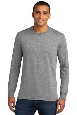 Image for District Perfect Tri Long Sleeve Tee . DM132