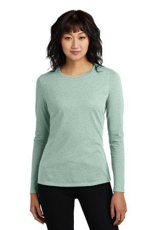 Image for District Women's Perfect Blend CVC Long Sleeve Tee DT110
