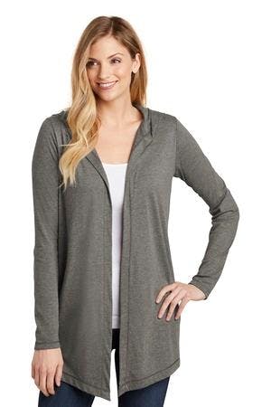 Image for District Women's Perfect Tri Hooded Cardigan. DT156