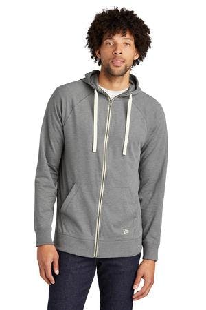 Image for New Era Sueded Cotton Blend Full-Zip Hoodie. NEA122