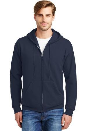 Image for Hanes - EcoSmart Full-Zip Hooded Sweatshirt. P180