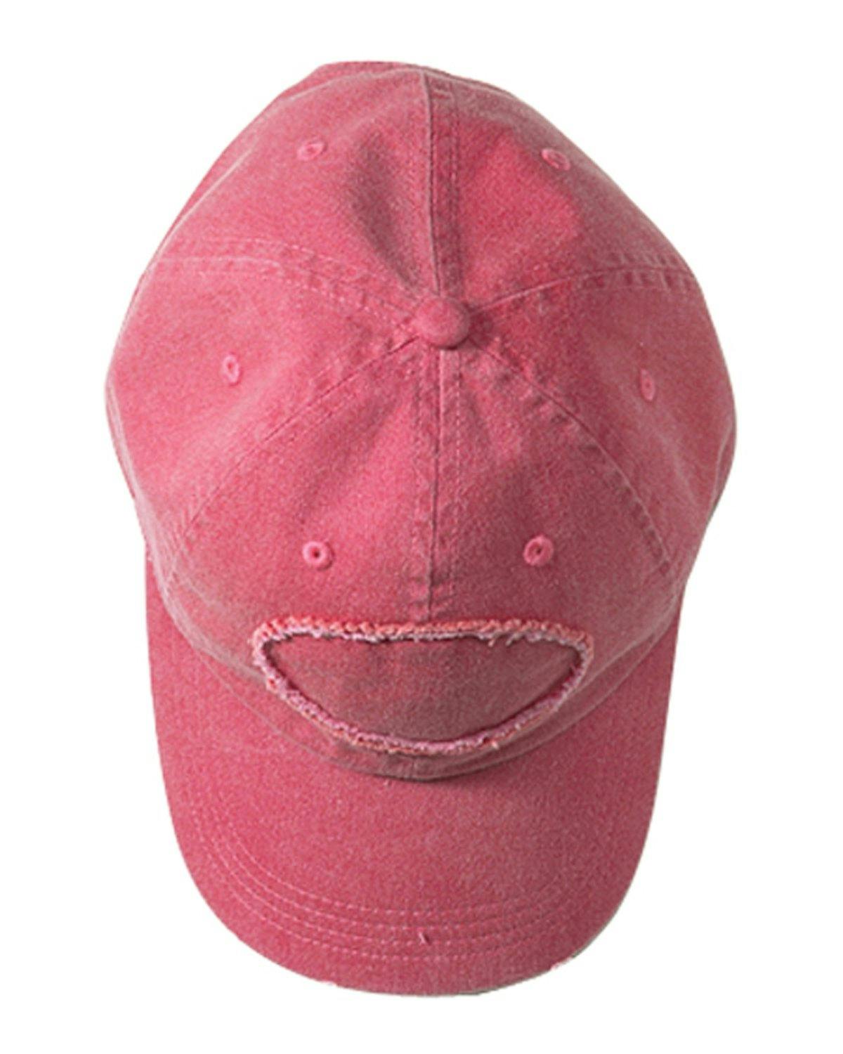 Image for Pigment-Dyed Raw-Edge Patch Baseball Cap