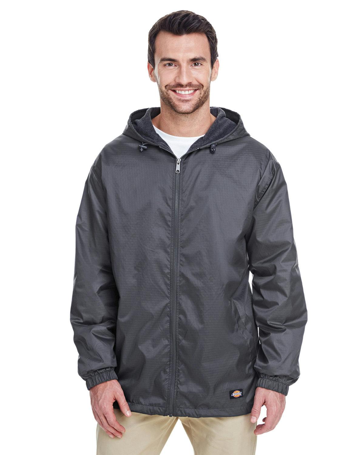 Image for Men's Fleece-Lined Hooded Nylon Jacket