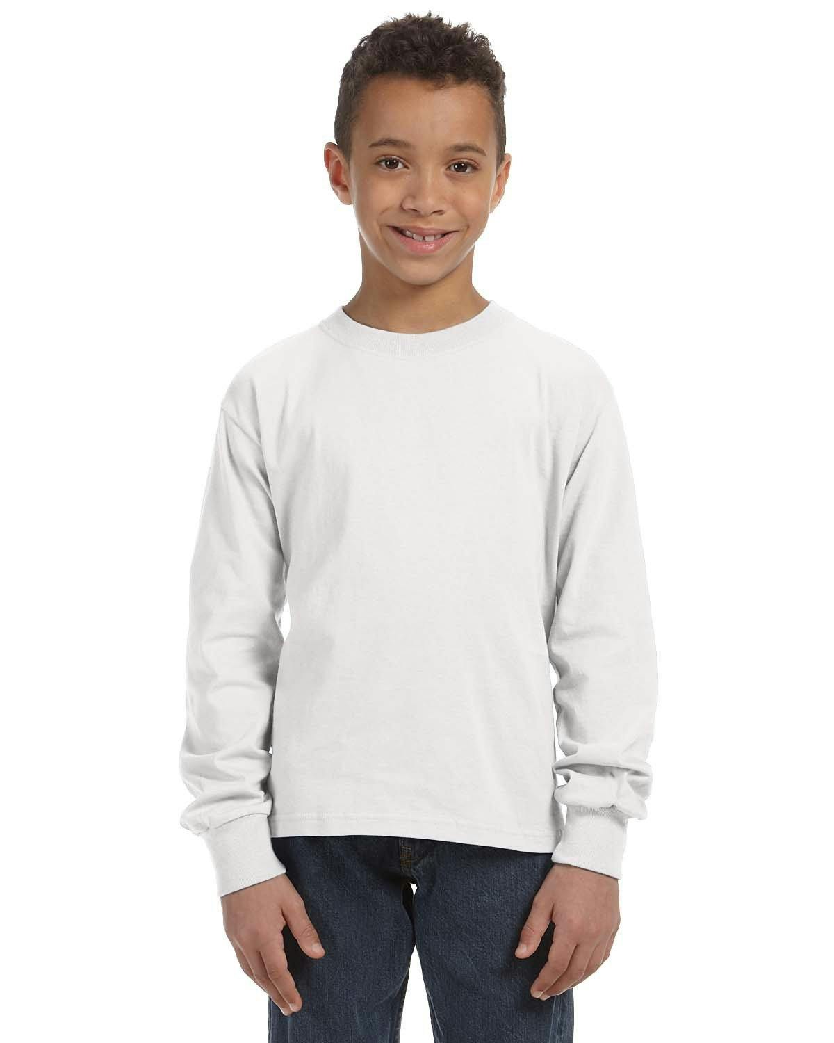 Image for Youth 5 oz. HD Cotton™ Long-Sleeve T-Shirt