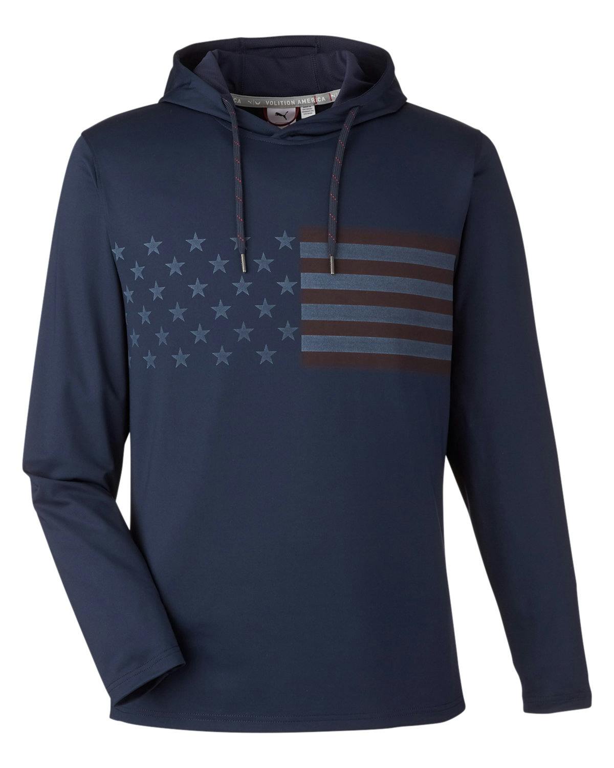 Image for Men's Volition Striped Hooded Pullover