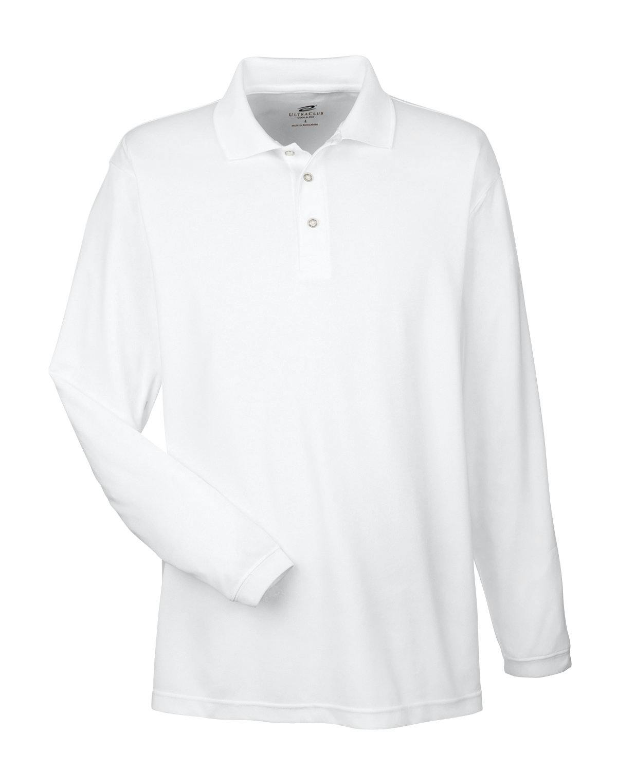 Image for Adult Cool & Dry Sport Long-Sleeve Polo