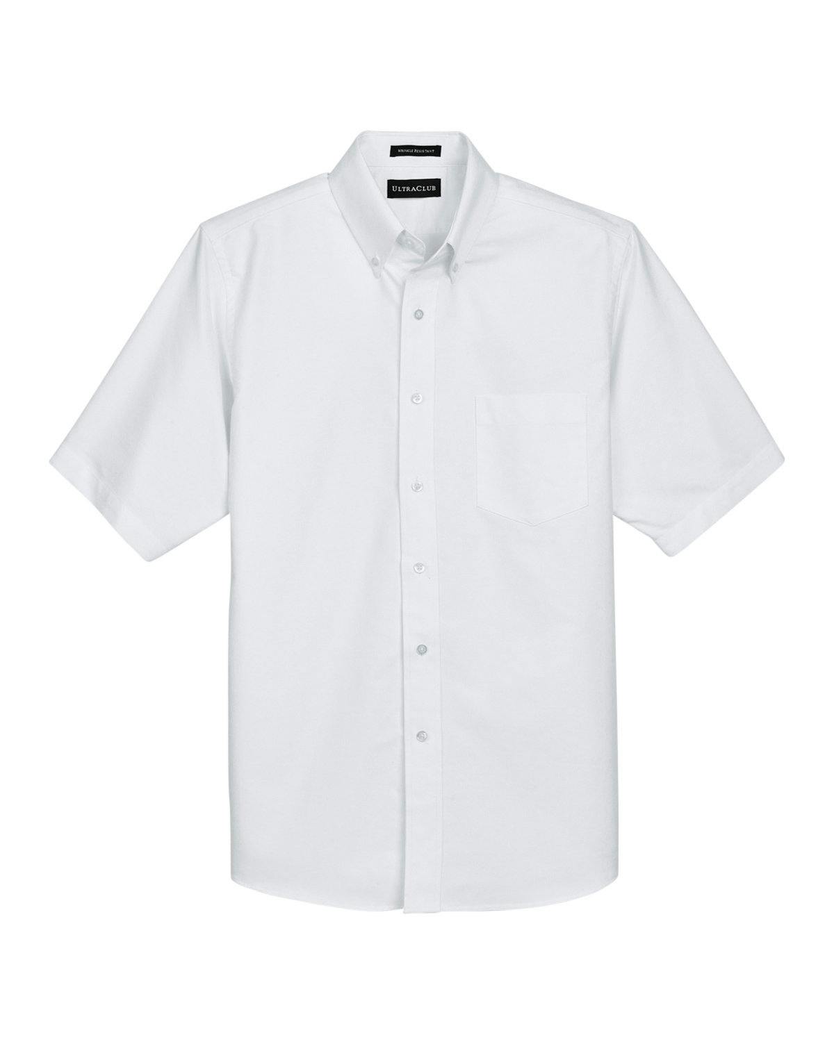 Image for Men's Classic Wrinkle-Resistant Short-Sleeve Oxford