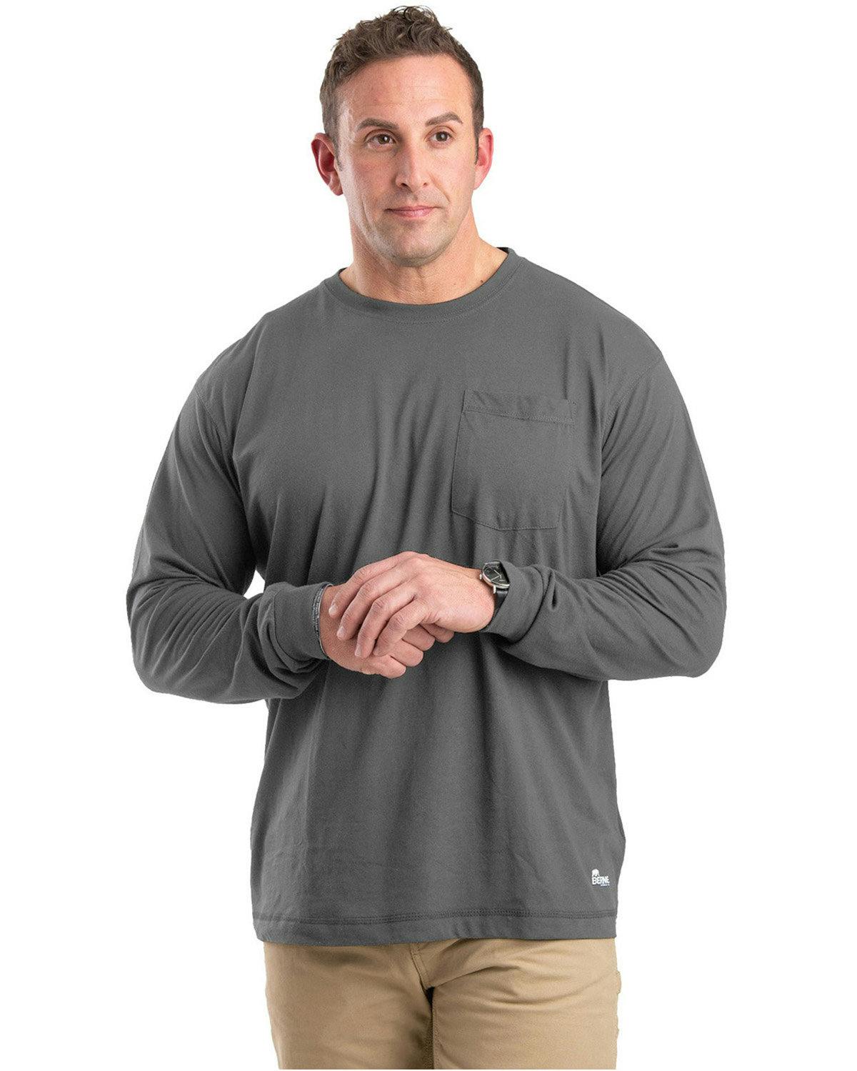 Image for Unisex Performance Long-Sleeve Pocket T-Shirt