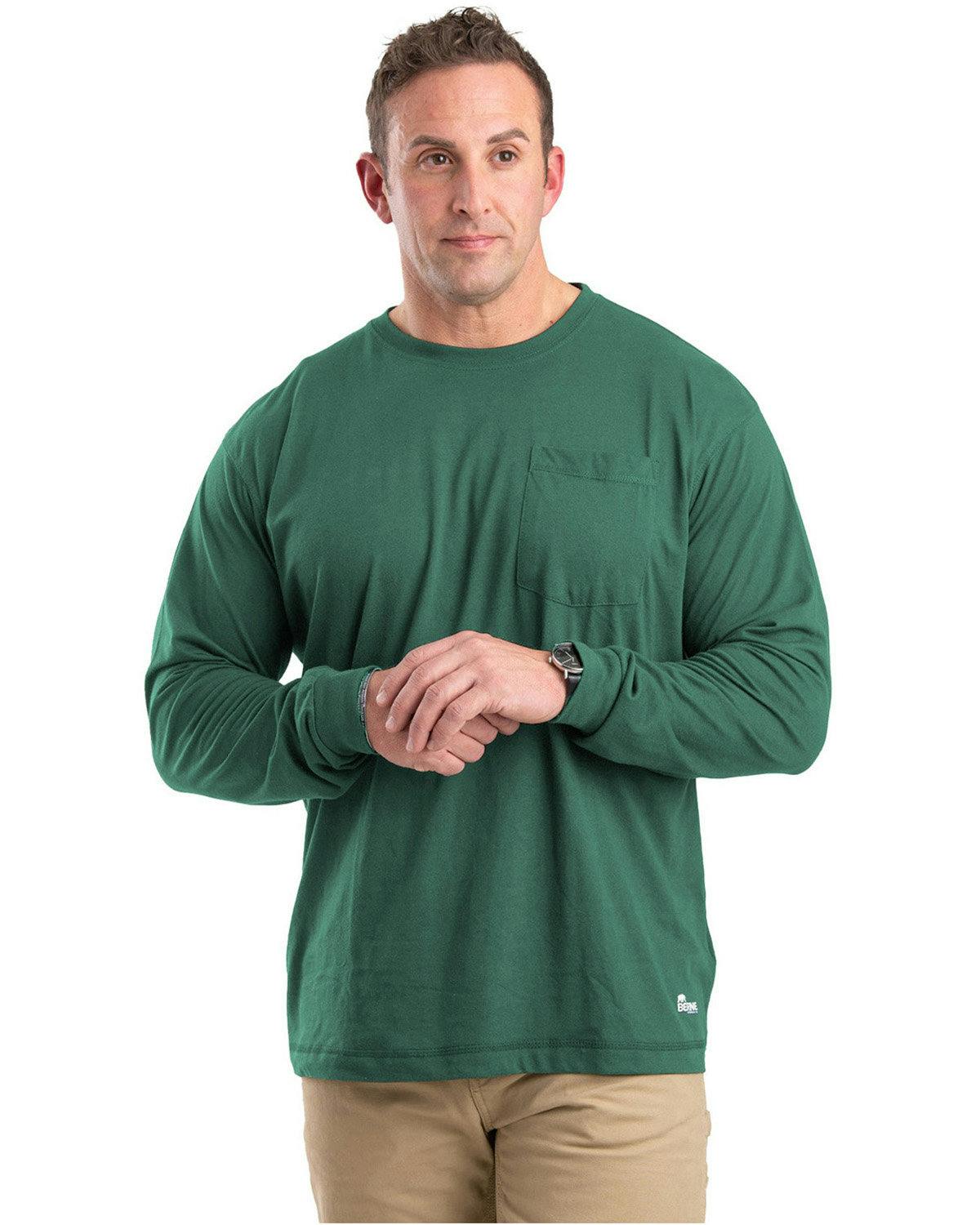 Image for Tall Performance Long-Sleeve Pocket T-Shirt