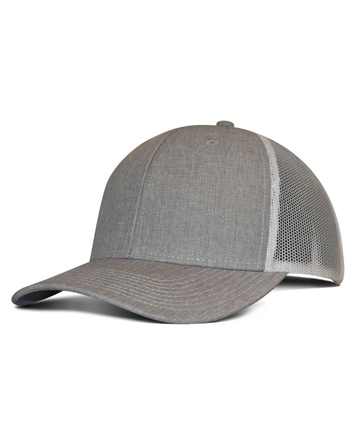 Image for Heathered Cotton Polyester Trucker Hat
