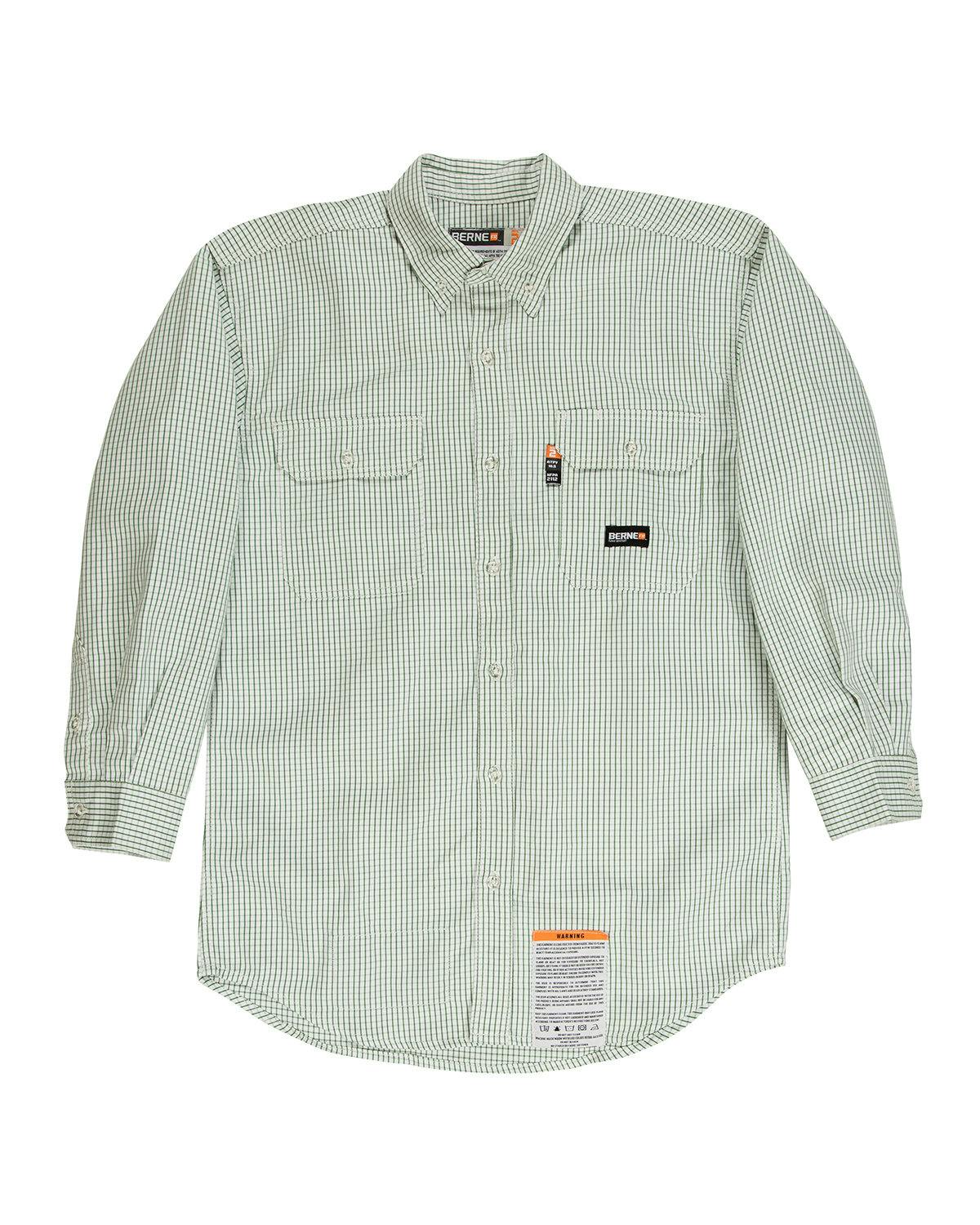 Image for Men's Flame-Resistant Down Plaid Work Shirt