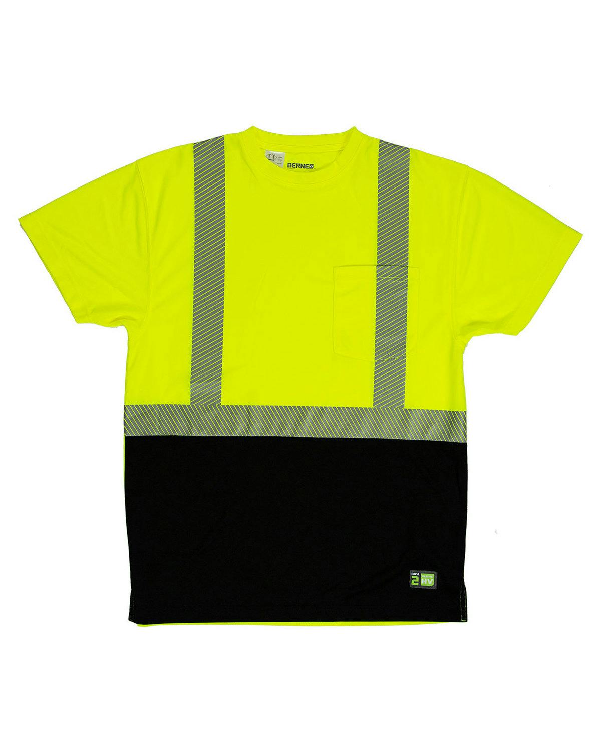 Image for Unisex Hi-Vis Class 2 Color Blocked Pocket T-Shirt