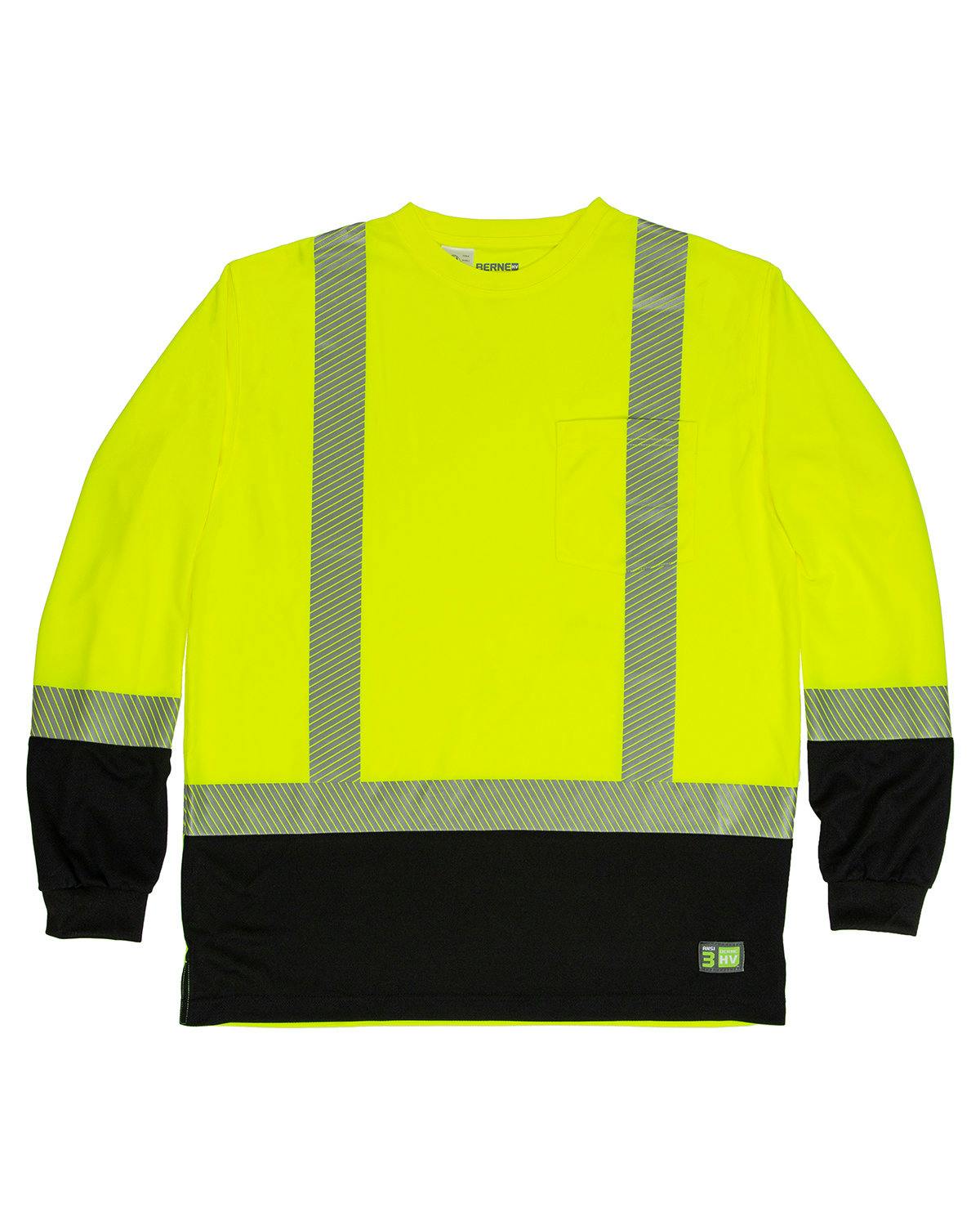 Image for Men's Hi-Vis Class 3 Color Blocked Long-Sleeve T-Shirt