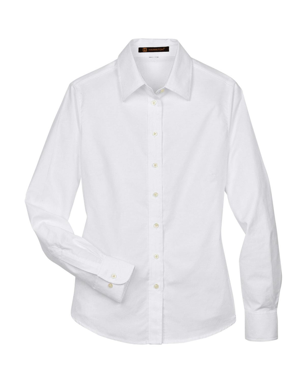 Image for Ladies' Long-Sleeve Oxford with Stain-Release