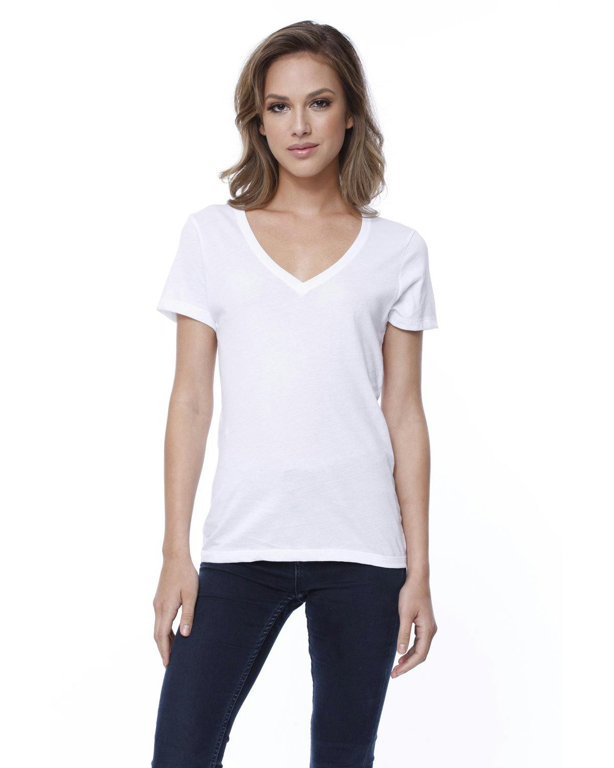Image for Ladies' Cotton V-Neck T-Shirt