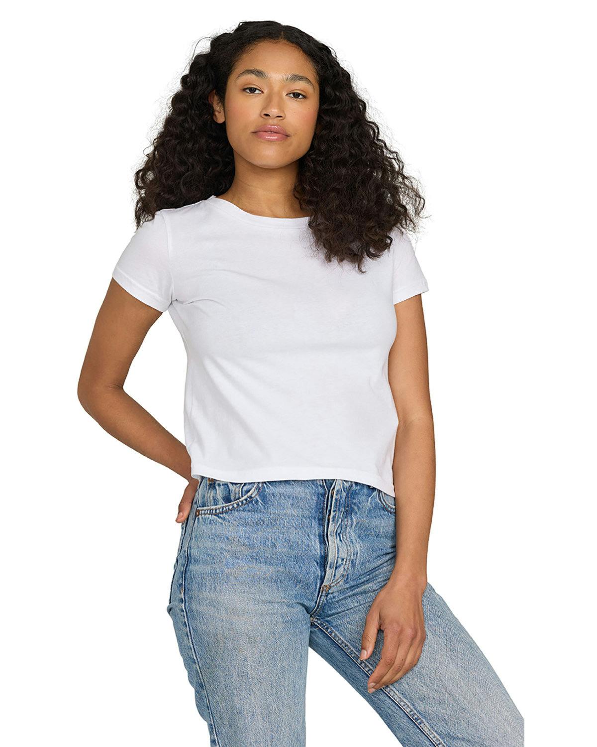 Image for Ladies' Organic Baby Rib Crop T-Shirt