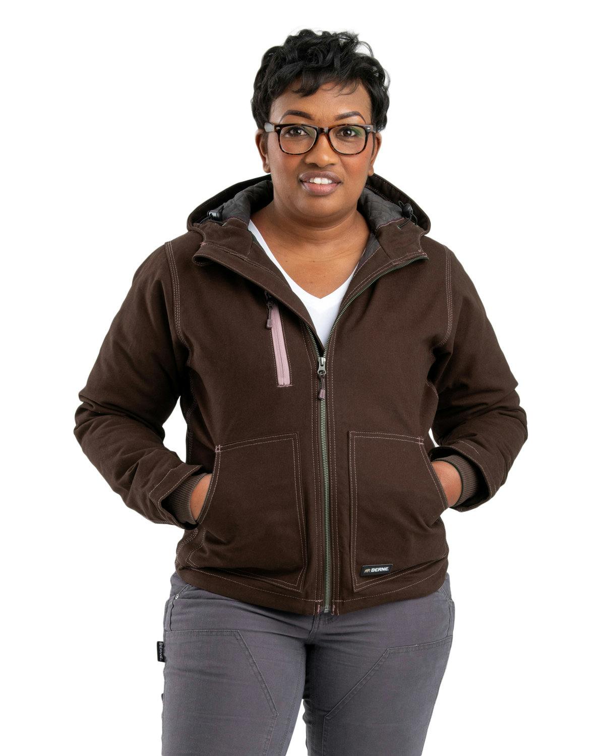 Image for Ladies' Softstone Modern Full-Zip Hooded Jacket